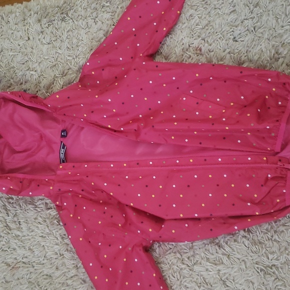 Girl lands end raincoat windbreaker jacket - Picture 1 of 2
